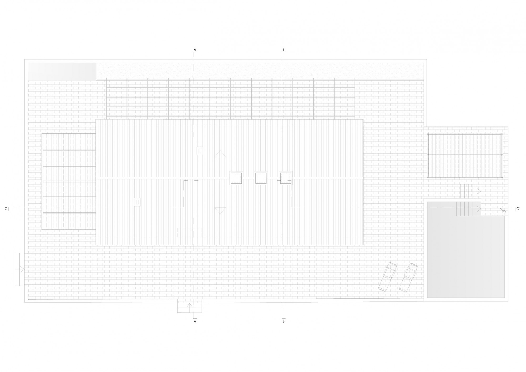 Planta Cobertura / Rooftop Blueprint