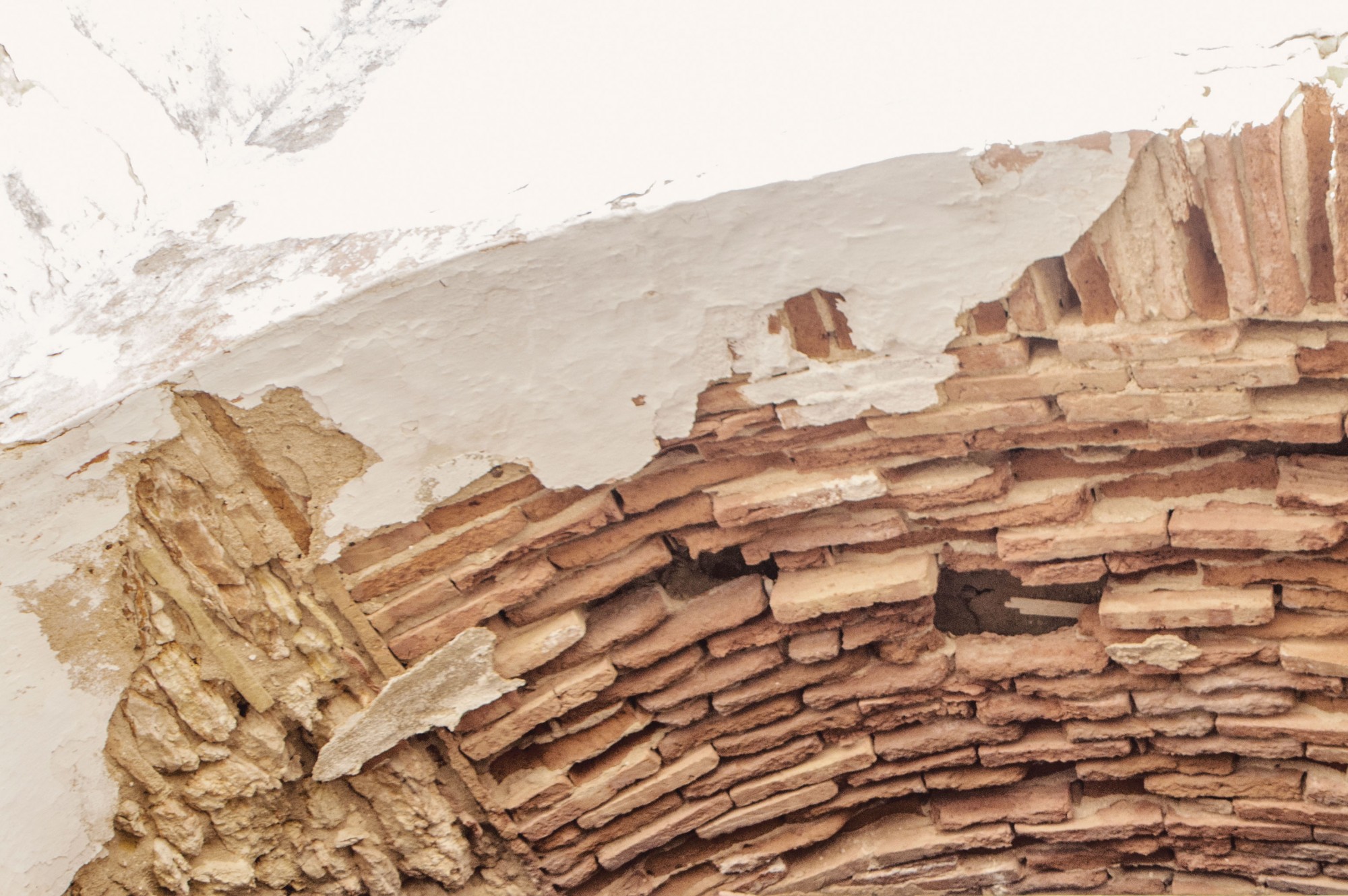 Local stone / tile arch.